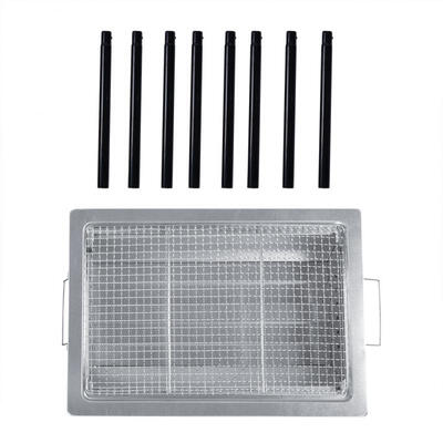 

Greensen Portable Outdoor Stainless Steel Folding Charcoal Picnic BBQ Grill