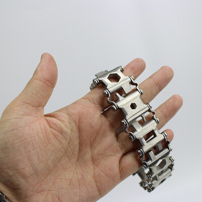 

〖Follure〗29 in1 Multi purpose Bracelet Wristband Opener Screwdriver Emergency Tool NEW