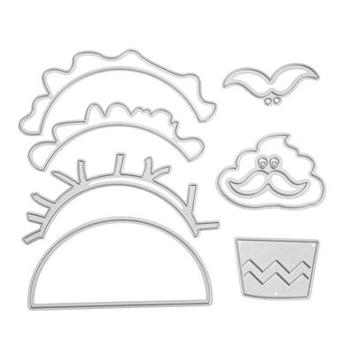 

8pcs Metal Pancake Cutting Dies Stencils DIY Scrapbooking Embossing Craft