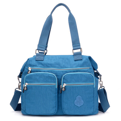 

Single shoulder bag large bag Oxford cloth bag single shoulder slant bag large capacity waterproof nylon canvas bag mother ba