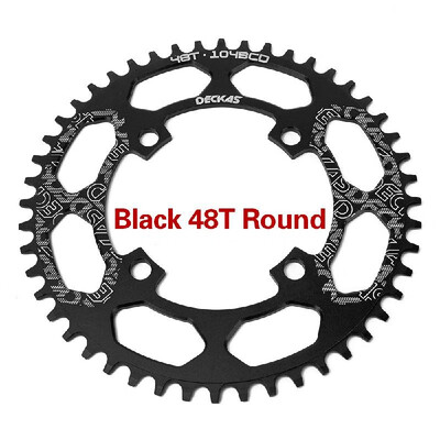 

Bike Narrow Wide Chain Ring 104 BCD Crankset Single Chainring Bike Round Chain Rings 40T 44T 46T 48T 50T 52T