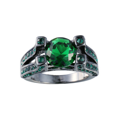 

Filled Design Charm Jewelry Zircon Gift Ring
