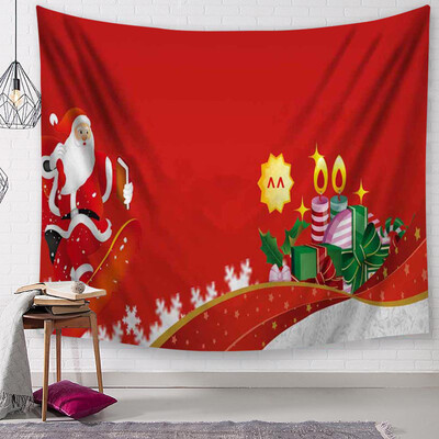 

〖Follure〗Christmas Tapestry Santa Print Wall Hanging Tapestry Art Home Decor