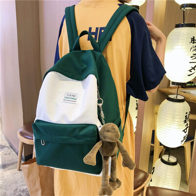 

Junior high school students backpack female Korean high school students backpack female backpack tide brand female ins wind Joker