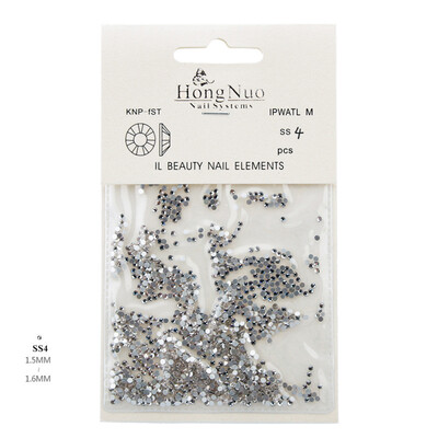 

Toponeto 1440pcs Pcs Nail Art Rhinestones Glitter Diamond Gems 3D Tips DIY Decoration