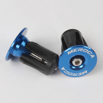 

1 Pair Aluminum Alloy Bicycle Bike Handlebar Grips Caps Handle Bar End Plugs