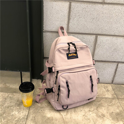 

Ins womens Korean high school high-capacity high-capacity high-capacity high-capacity computer-bag double-shoulder bag tr