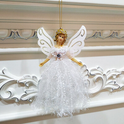 

Christmas Angel Sparkle Doll Hanging Xmas Tree Pendants Ornaments Home Decor