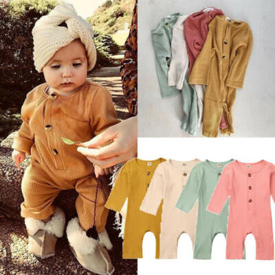 

Newborn Baby Girl Boy Autumn Clothes Romper Jumpsuit Bodysuit Playsuit Outfits