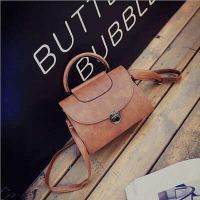 

2018 New Style Vintage Solid Women PU Leather Bag Clutch Handbag Fashion Money Tote Messengers Hasp