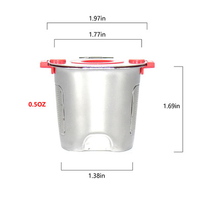 

Stainless Steel Reusable Refillable Capsule Pod Cup For Keurig Coffee Machine A