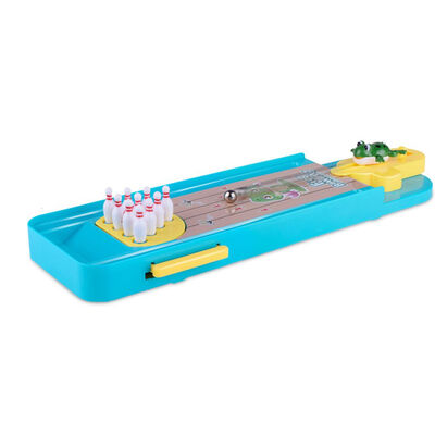

Indoor Mini Desktop Bowling Game Mini Finger Catapult Frog Bowling Table Launch Pad Game Launcher Toy