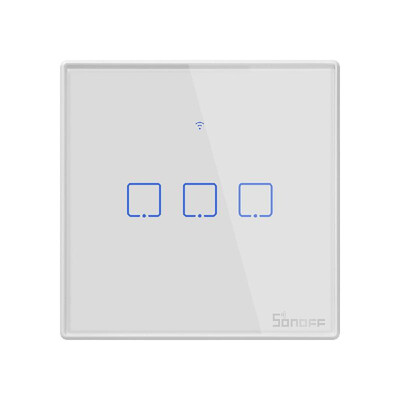 

SONOFF T2 TX SmartSwitch Wifi Wall Touched Switch With Border Home 123 Gang 433 Remote RFVoiceAPPTouching Control EU