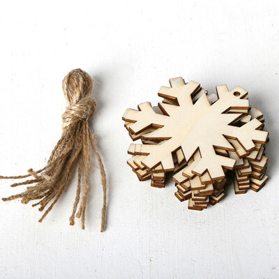 

10PCS Christmas Tree Snowflake Star Santa Claus Boots Bells Hanging Ornaments