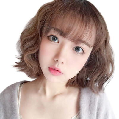 

〖Follure〗Synthetic Wavy Short BOB Womens Wigs Brown Black Natural Hair Wigs Female Fiber