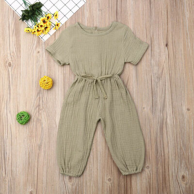 

Baby Girl Newborn Clothes Cotton Romper Bodysuit Jumpsuit Summer Outfits Set