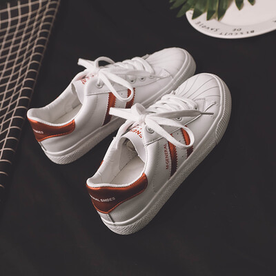 

Xiaobai shoes Women 2019 Spring version of the Korean version of 100 fashion shoes basic students flat bottom Spring&Autumn Sp