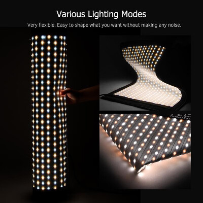 

Godox FL150S 150W Flexible LED Video Light 3300-5600K Bi-color Foldable Cloth Light with Controller Remote Control X-shaped Su