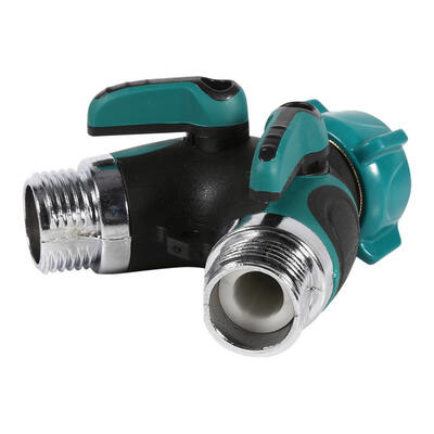 

Greensen 1Pc NPT34" 2 Way Heavy Duty Garden Hose Splitter Y Shape Valve Water Pipe Connector Adapter