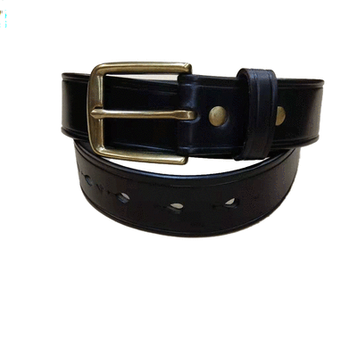 

Import 30 inch three-layer cowhide leather simple pants belt male Korean version of the casual belt alloy buckle pants