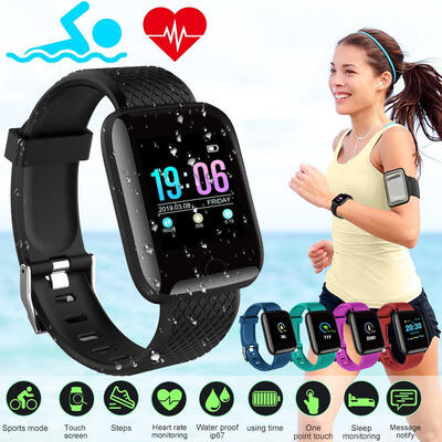

Smart Wristband IP67 Waterproof Smartwatch Blood Pressure Heart Rate Monitor Fitness Tracker Sport Watch For Android IOS