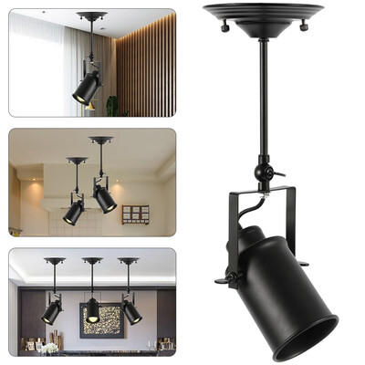 

Retro Industrial Black Metal Studio Spotlight Lamp Shade Ceiling Track Lights