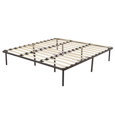 

Ktaxon Wood Slats Metal Bed Frame Platform Mattress Foundation Base King Queen Full Twin Size for Your Choice