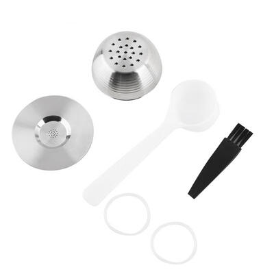

Greensen Filling Capsule Cup Refillable Coffee Capsule Cup Stainless Steel Reusable Filter Coffee