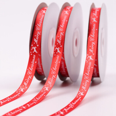 

Multi Design Handmade Printed Ribbon Christmas Decoration