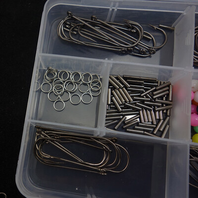 

Saidsome Sea Fishing Rig Set Rigs Beads Swivels Crimps Hooks fishing bait fishing lure
