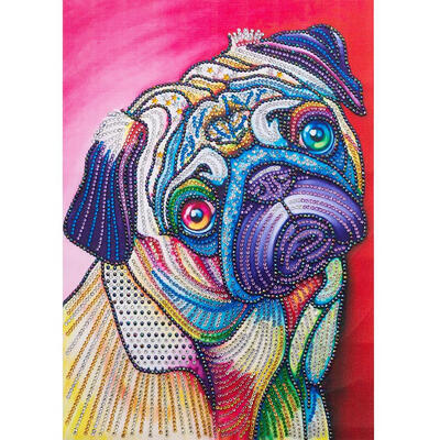 

5D DIY Special Shaped Diamond Painting Sad Dog Cross Stitch Embroidery Kits