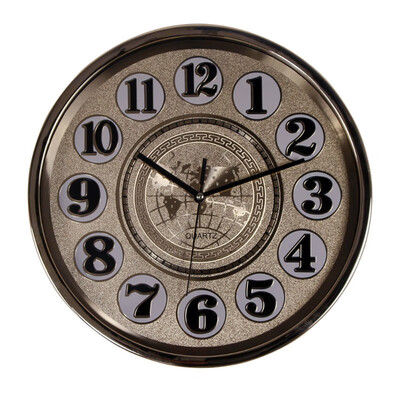 

SAC SMARTEN ARTS high-grade plating frame featured digital clock face silent gold electronic wall clock 8810