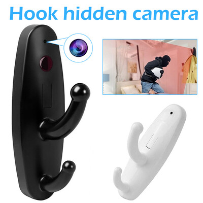 

New Motion Detection Clothes Hook Spy Camera Hidden Nanny Cam Babysitting DVR Camcorder with Remote Control