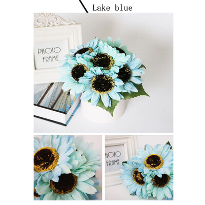 

Gobestart Fake Sunflowers Silk Flowers Table Centerpieces Arrangements Home Indoor