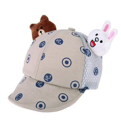 

0-3T Summer Adjustable Cartoon Cute Baby Baseball Cap Kids Boy Girl Sun Hat