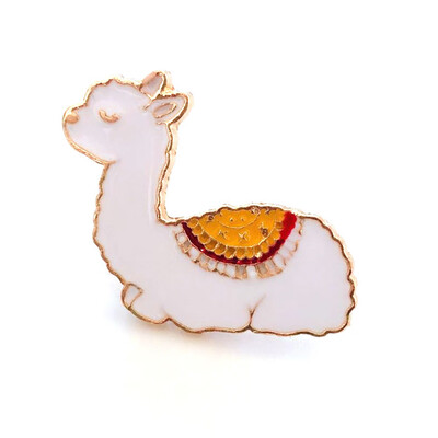 

Exquisite Girl Essentials Llama Fashion Alloy Drip Brooch 24 3cm