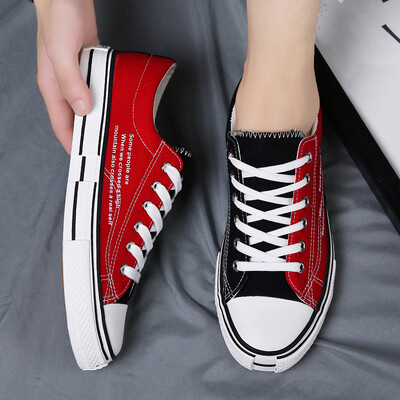 

Mens shoes autumn canvas shoes mens wild shoes Korean version of the trend of Hong Kong style casual flat shoes shoes tide shoes