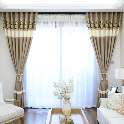

XINJINGANYIJIA Curtains blackout bedroom simple European style 15533