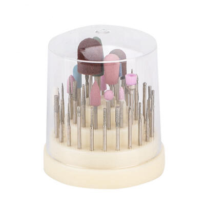 

Greensen 45pcs Nail Drill Bits File Grinding Head Set Electric Manicure Pedicure Nail Art Tools