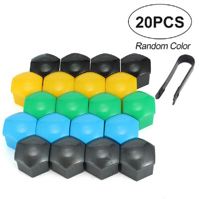 

Set of 20pcs Universal 17mm Car Wheel Plastics Nut Cover Bolt Cap