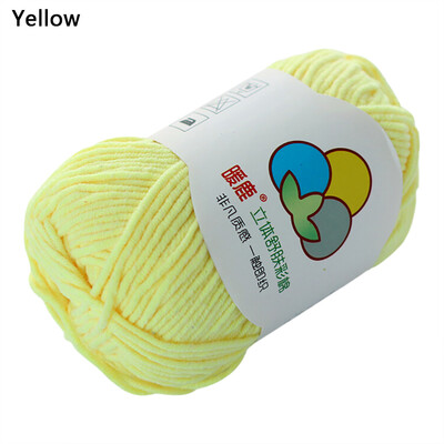 

Gobestart Hand-Woven 5 Strands of Milk Cotton Warm Soft Scarf Sweater Wool Thread