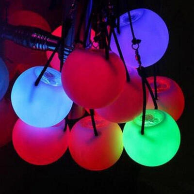 

2017 LED Multi-Colour Glow POI Thrown Ball Light up For Belly Dance Hand Prop