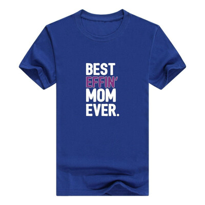 

Funny Mom Gifts Best Effin Mom Ever Premium Crewneck Shirt