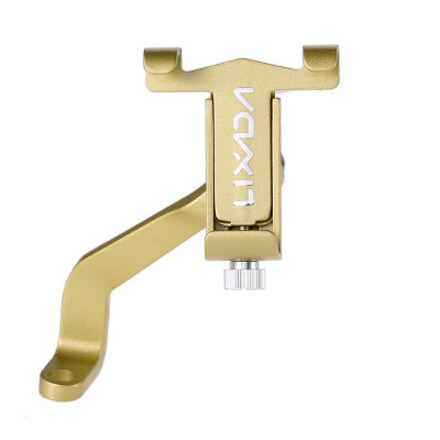 

Lixada Motorcycle Electromobile Phone Holder Adjustable Phone Mount 35 to 62 Phone Clamp 360° Rotatable Aluminum Phone Rack