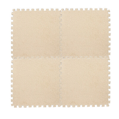 

Gobestart 3030cm Kids Carpet Foam Puzzle Mat EVA Shaggy Velvet Baby Eco Floor 7 colors