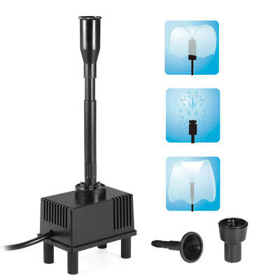 

5W Submersible Water Pump with LED Light for Aquarium Fish Tank Pond Garden Bird Bath Fountain 500LH AC 220V