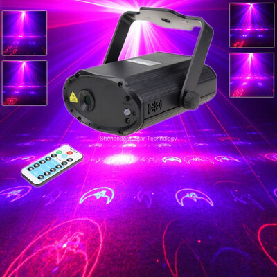 

ESHINY Remote Mini Red Blue Laser 12 Christmas Patterns Xmas Projector Dance Disco Bar Party Stage DJ Light Show T23