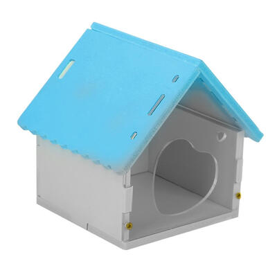

Wooden Hamster Nest House Small Pet Animal Playing Cage Sleeping Bed Castle