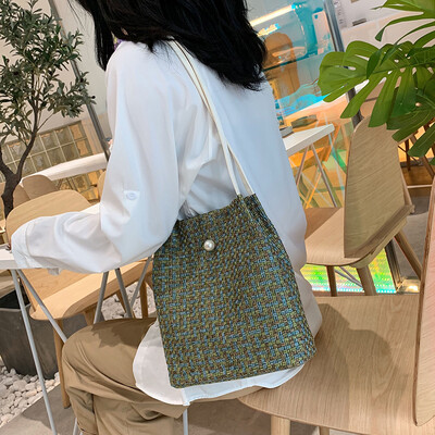

Net red mini bag popular female bag 2019 new wave fashion canvas bag wild insyang air Messenger bag