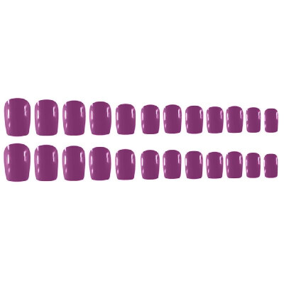 

Fake Nails Tips 24pcs 12 Different Size Natural French Short False Nails Tips Full Cover Acrylic Artificial Nails for Nail Salons